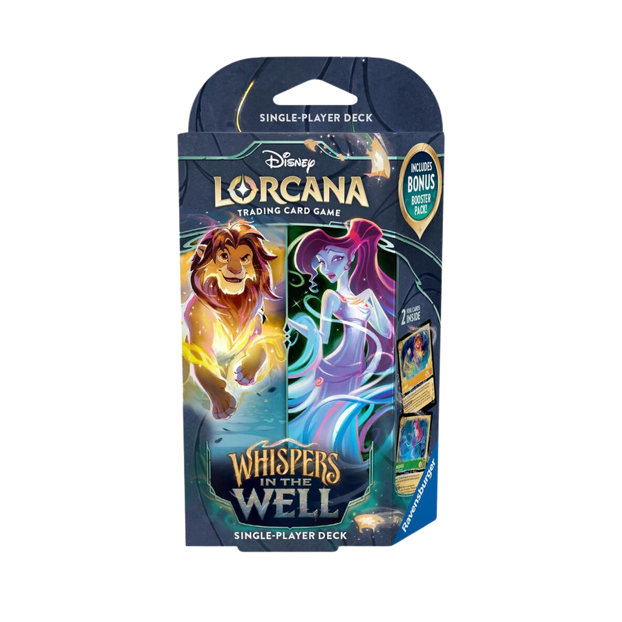 Disney Lorcana TCG - Whispers in the Well - Starter Deck - Amber and Emerald