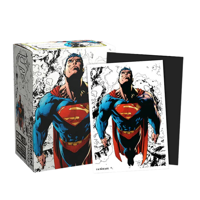 Dragon Shield Standard size License Sleeves - Superman Core (Full Color Variant) (100 Sleeves)