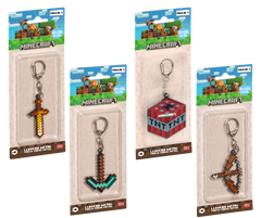 MINECRAFT CHAVEIRO METAL (PACK DE 1) - Vários