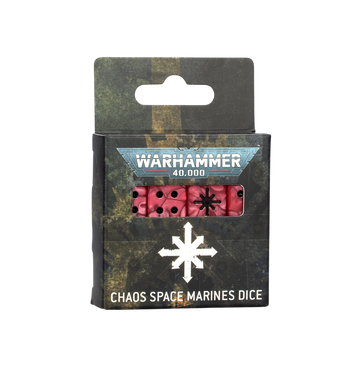 Warhammer 40.000: Chaos Space Marines Dice Set