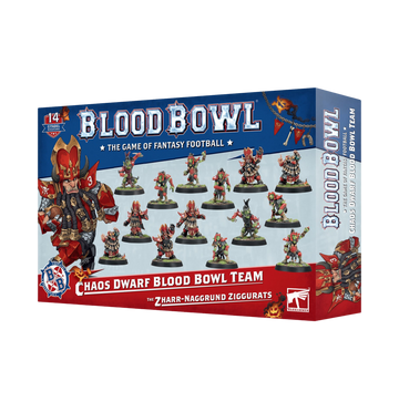 Blood Bowl - Chaos Dwarf Team : Zharr-Naggrund Ziggurats