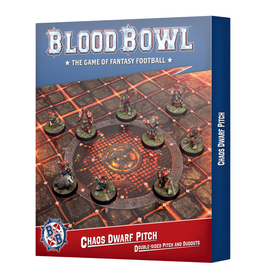 Blood Bowl: Chaos Dwarf Pitch & Dugouts