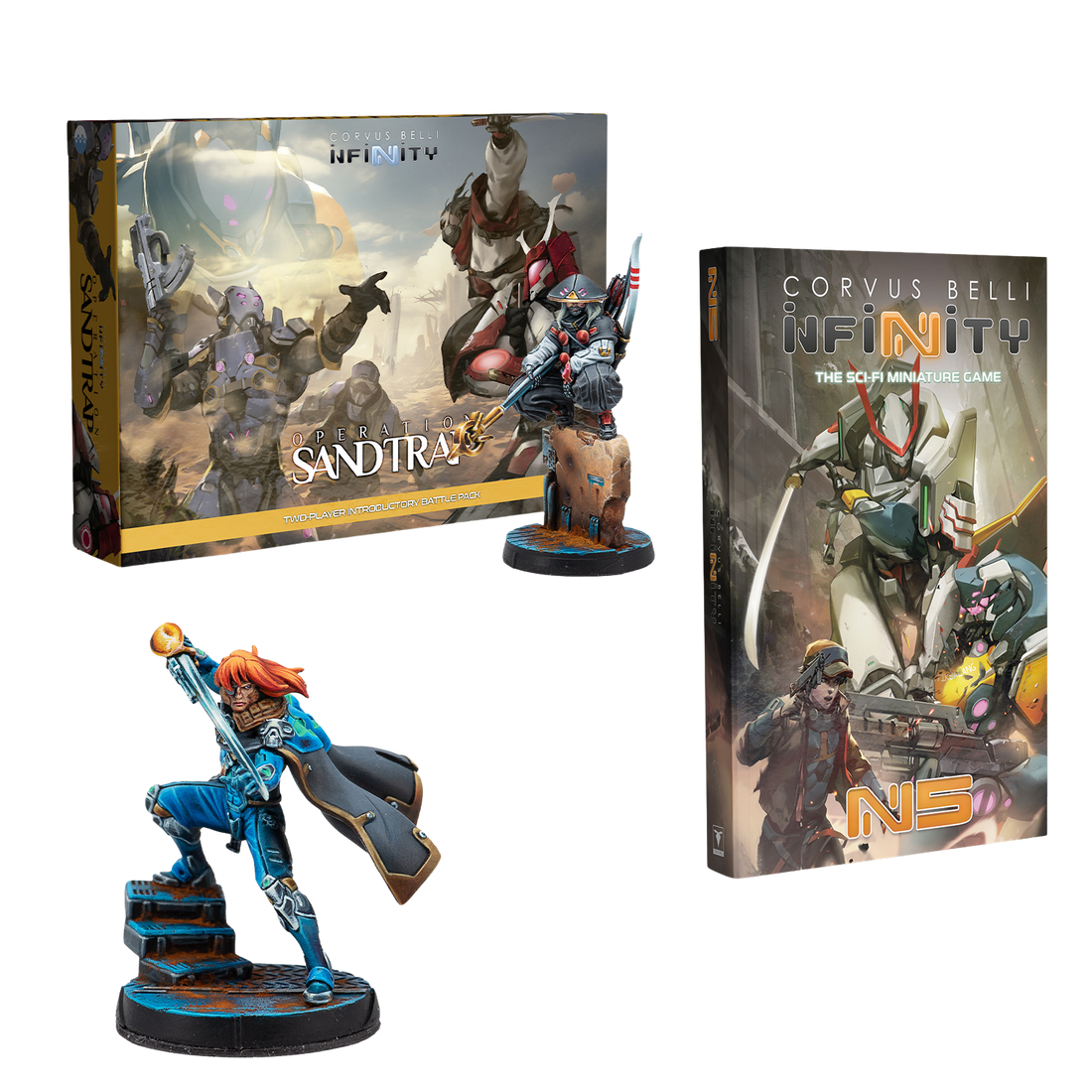 Infinity - N5 Rulebook + Operation Sandtrap + Korsan Preorder Bundle