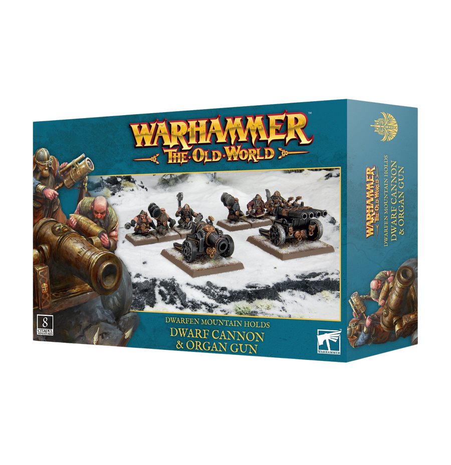 THE OLD WORLD: DWARFEN MOUNTAIN HOLDS - DWARF CANNON & ORGAN GUN