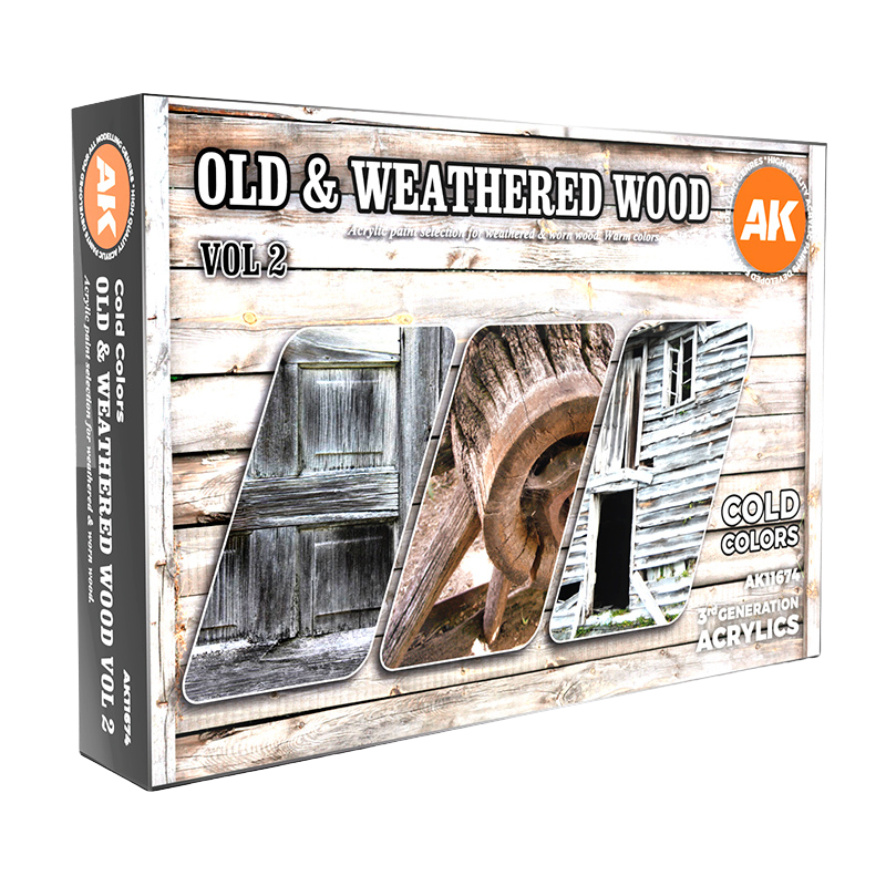 AK Interactive - Old & Weathered Wood VOL 2