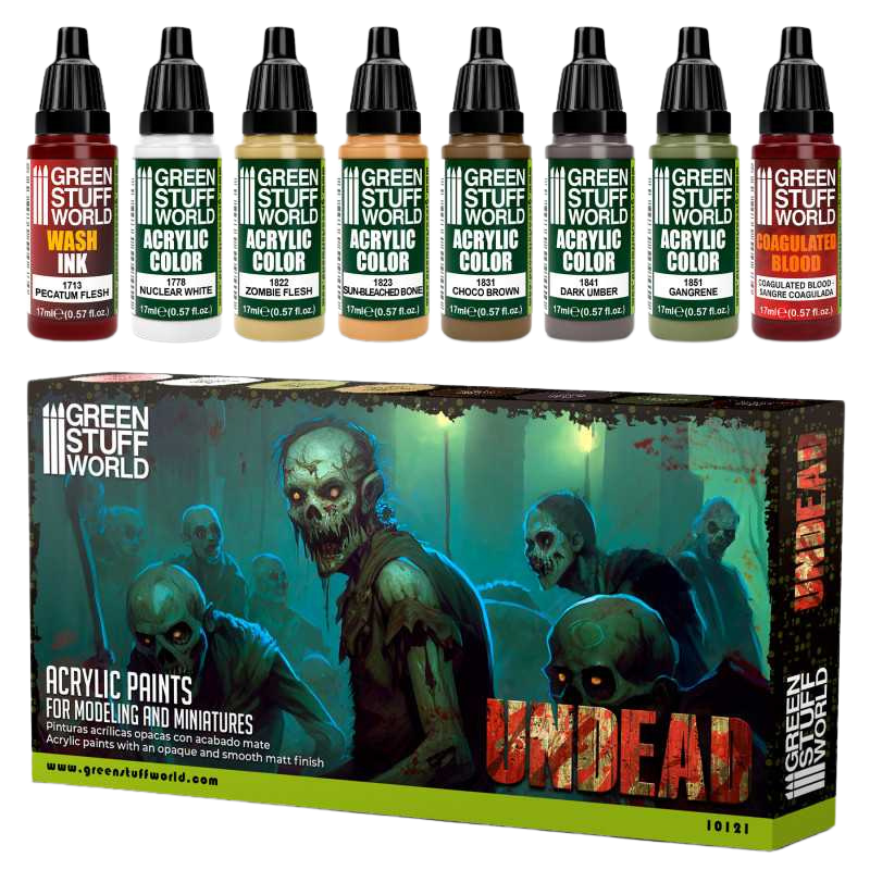 Green Stuff World - Paint Set - Undead