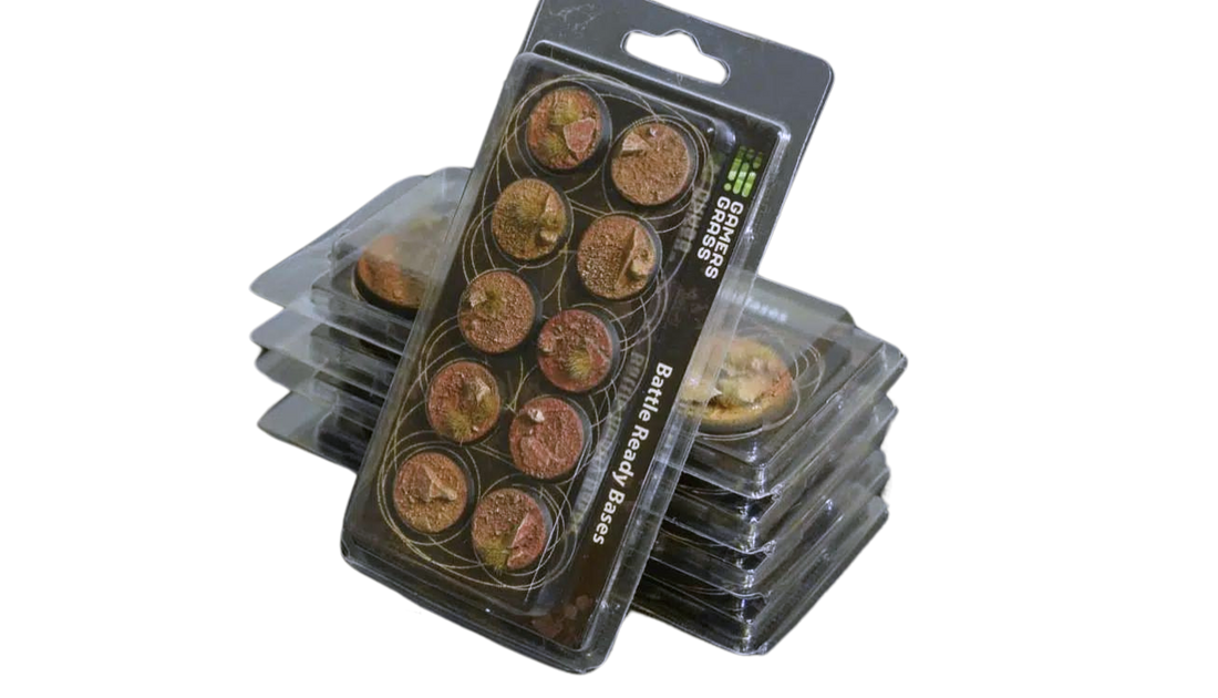 Gamers Grass Badlands Bases, Round 25mm (x10)