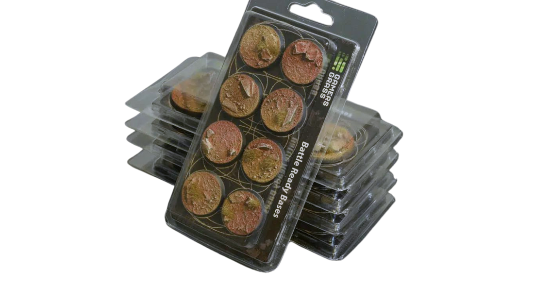 Gamers Grass - Badlands Bases, Round 32mm (x8)