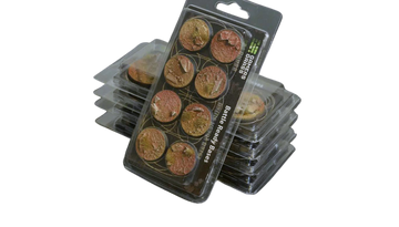 Gamers Grass - Badlands Bases, Round 32mm (x8)
