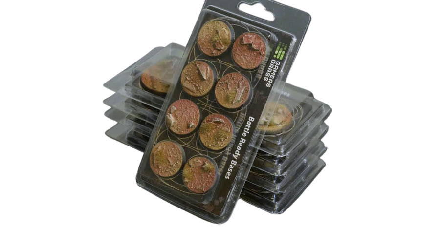 Gamers Grass - Badlands Bases, Round 32mm (x8)