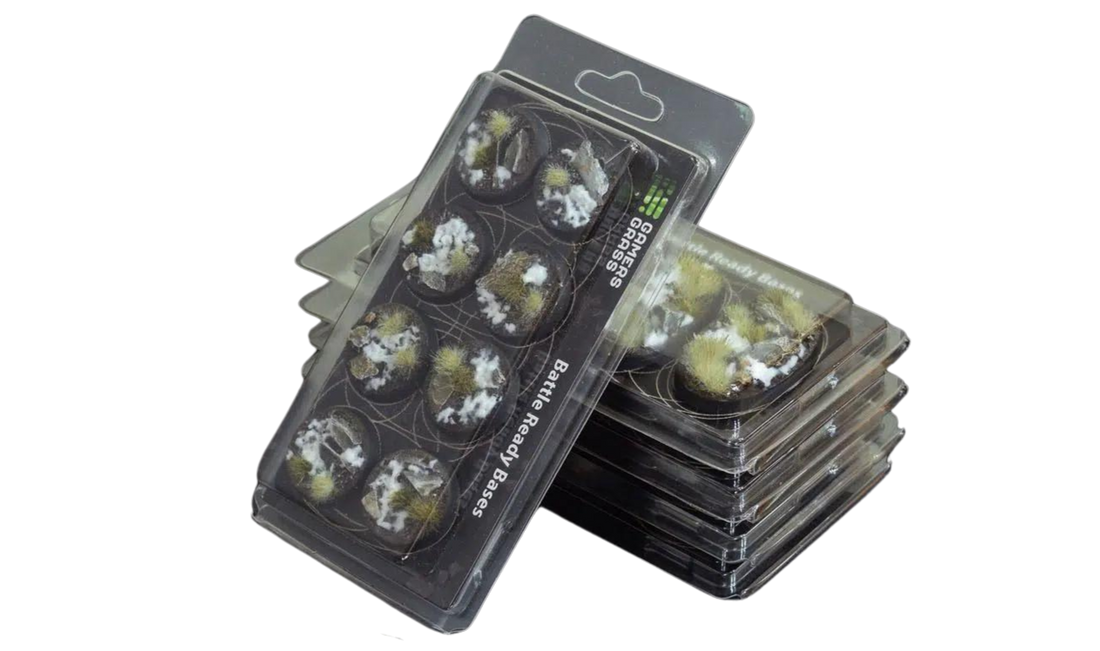 GamersGrass Winter Bases, Round 32mm (x8)