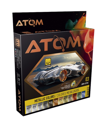 Ammo by Mig - ATOM Metallic Colors Set