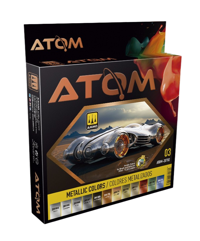 Ammo by Mig - ATOM Metallic Colors Set