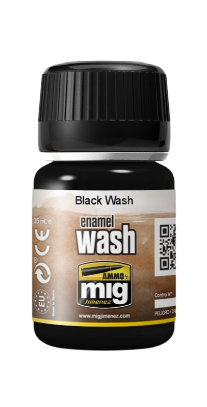 Ammo by Mig - ENAMEL WASH: Black Wash