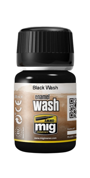 Ammo by Mig - ENAMEL WASH: Black Wash