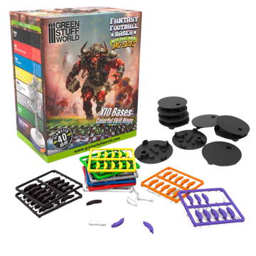 Green Stuff World - Blood Bowl Bases 40mm with Skill Rings