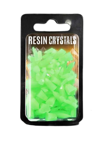 Green Stuff World - GREEN GLOW Resin Crystals - Medium