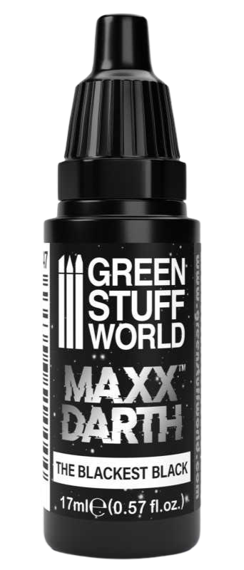 Green Stuff World - Maxx Darth Black Paint 17 ml