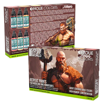 Green Stuff World - Opaque Paint Set - Flesh Colours