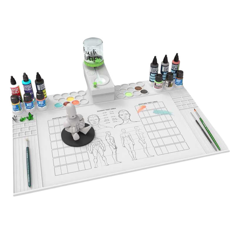 Green Stuff World - Silicone Painting Mat with Edges