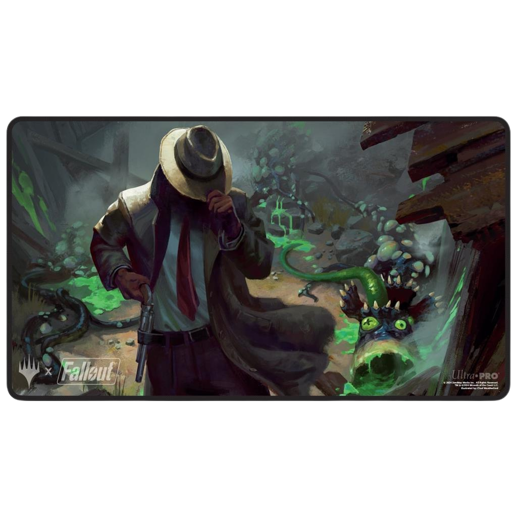 UP - Stitched Edge Playmat - Magic: The Gathering - Fallout - Mysterious Stranger