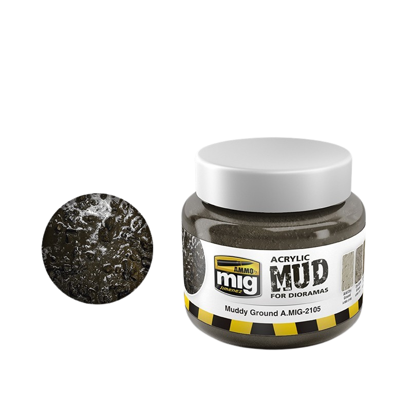 Ammo by Mig - Acrylic Mud for Dioramas: Muddy Ground