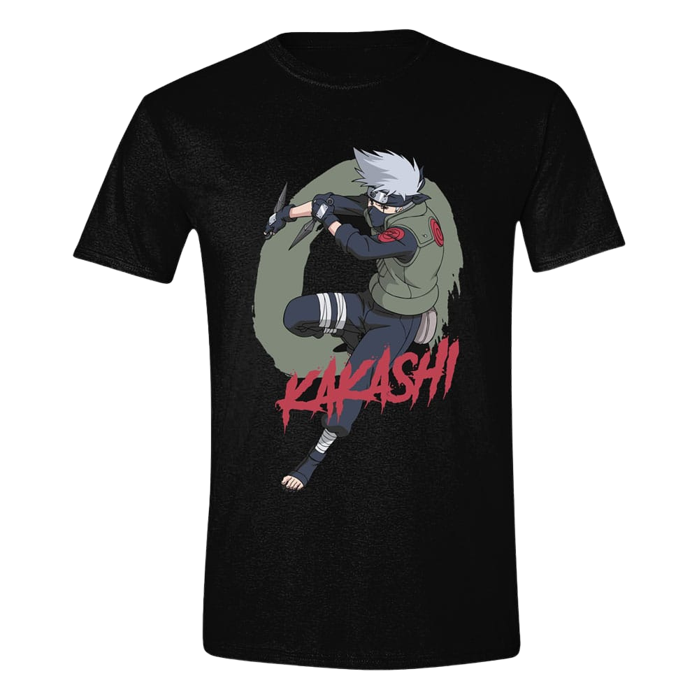 Naruto Shippuden T-Shirt Kakashi Fighting Size L
