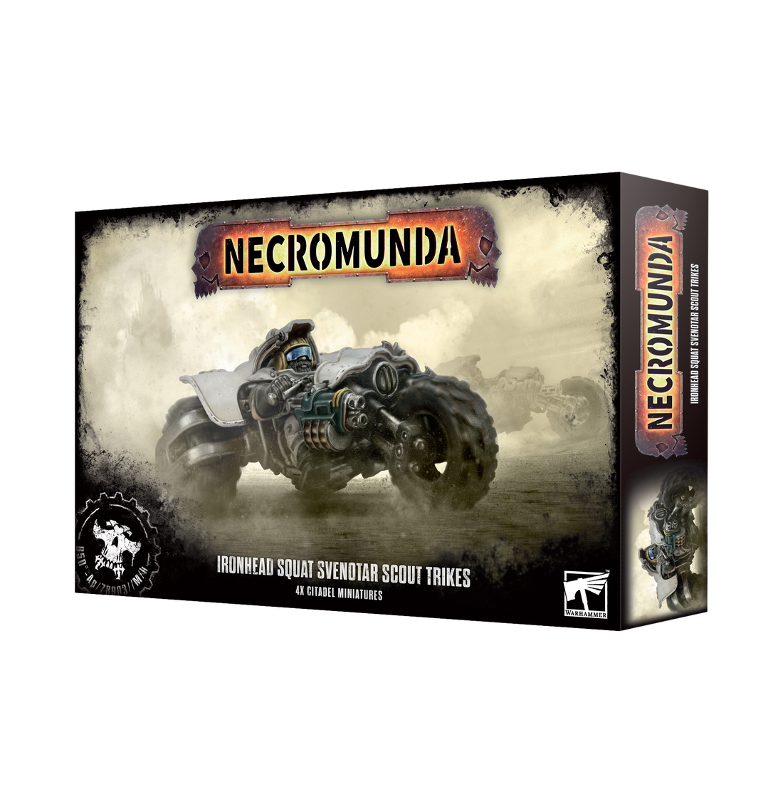 NECROMUNDA: IRONHEAD SQUAT SVENOTAR SCOUT TRIKES