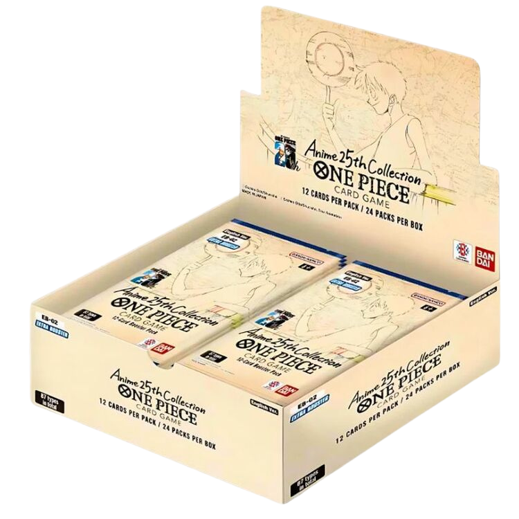 ONE PIECE CARD GAME - Anime 25th Collection EB02 EXTRA BOOSTER DISPLAY (24 PACKS)