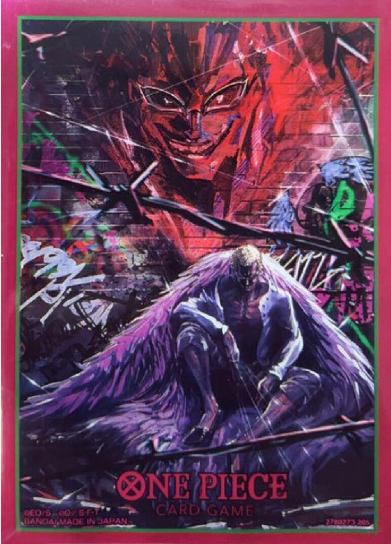 One Piece Card Game - Official Sleeve Bandai TCG+ Stores Lim. Edition Vol.4 - Donquixote Doflamingo
