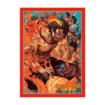One Piece Card Game - Official Sleeve Bandai TCG+ Stores Lim. Edition Vol.5 - Portgas.D.Ace