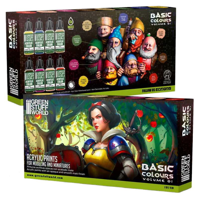 Green Stuff World - Paint Set - Basic