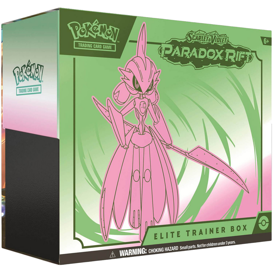 Pokémon TCG:  Scarlet & Violet 4 Paradox Rift Elite Trainer Box - Iron Valiant - EN