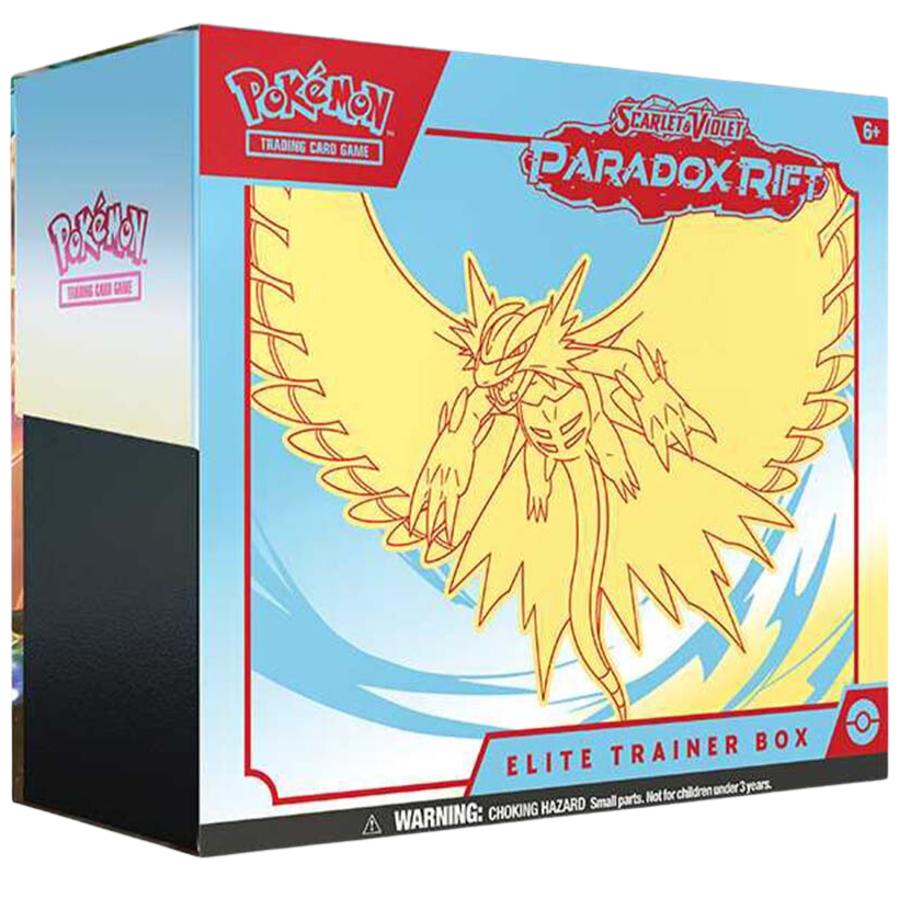 Pokémon TCG:  Scarlet & Violet 4 Paradox Rift Elite Trainer Box - Roaring Moon - EN