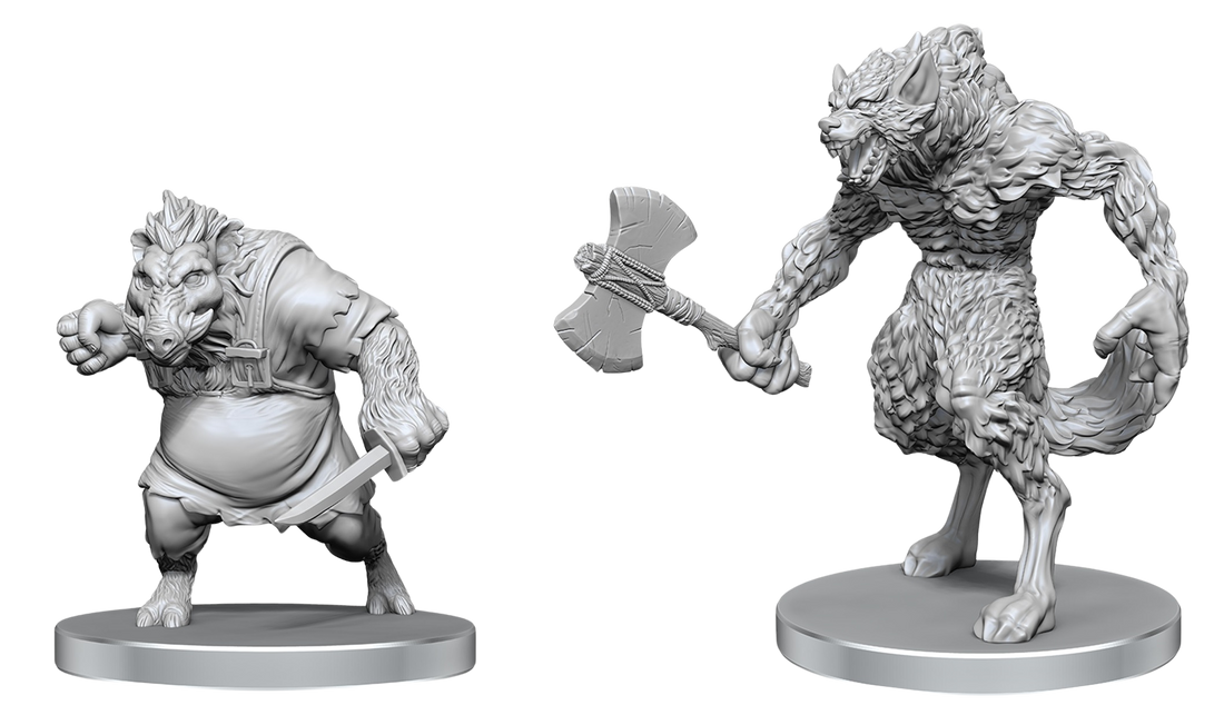 Pathfinder Battles Deep Cuts: Werewolf & Wereboar