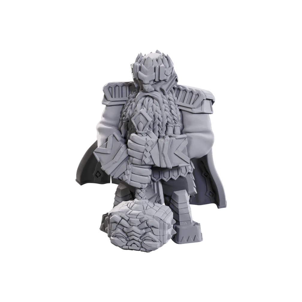 Pathfinder Deep Cuts Unpainted Miniatures - Male Dwarf Champion High-Level