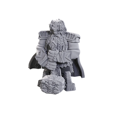 Pathfinder Deep Cuts Unpainted Miniatures - Male Dwarf Champion High-Level