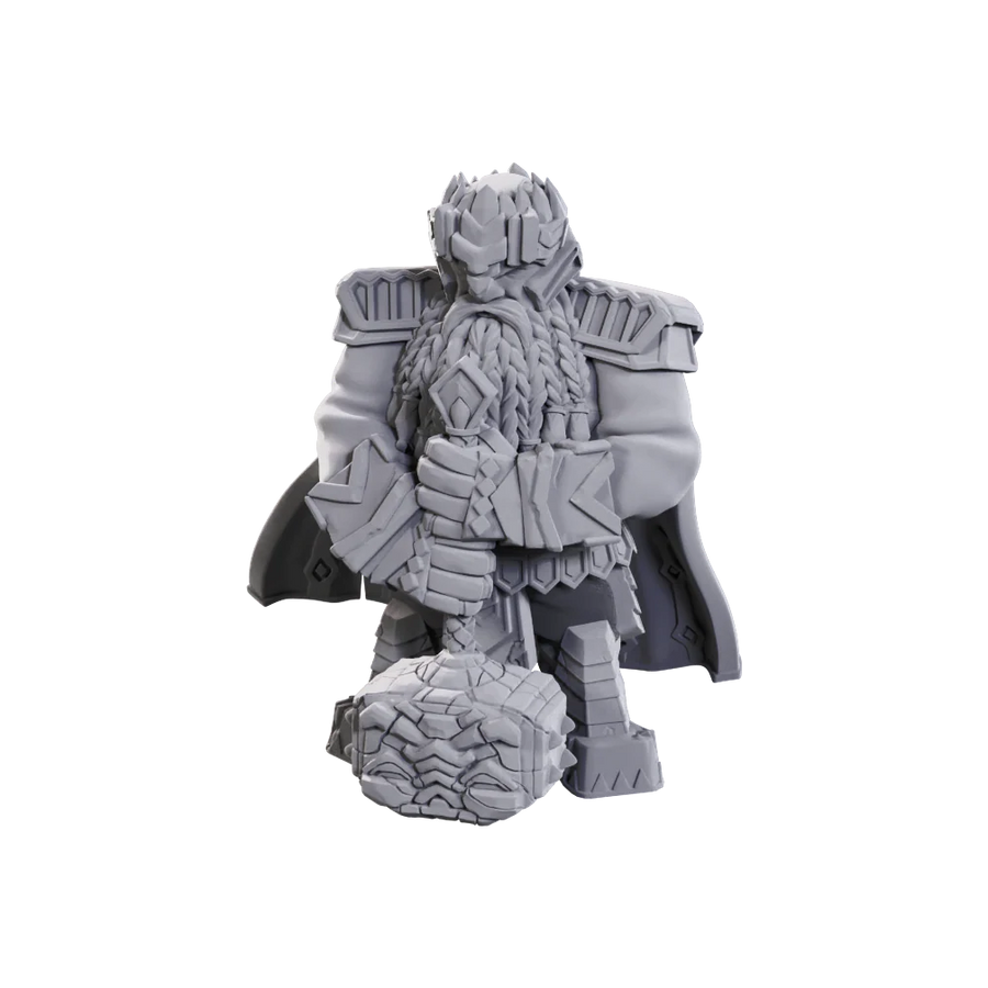 Pathfinder Deep Cuts Unpainted Miniatures - Male Dwarf Champion High-Level