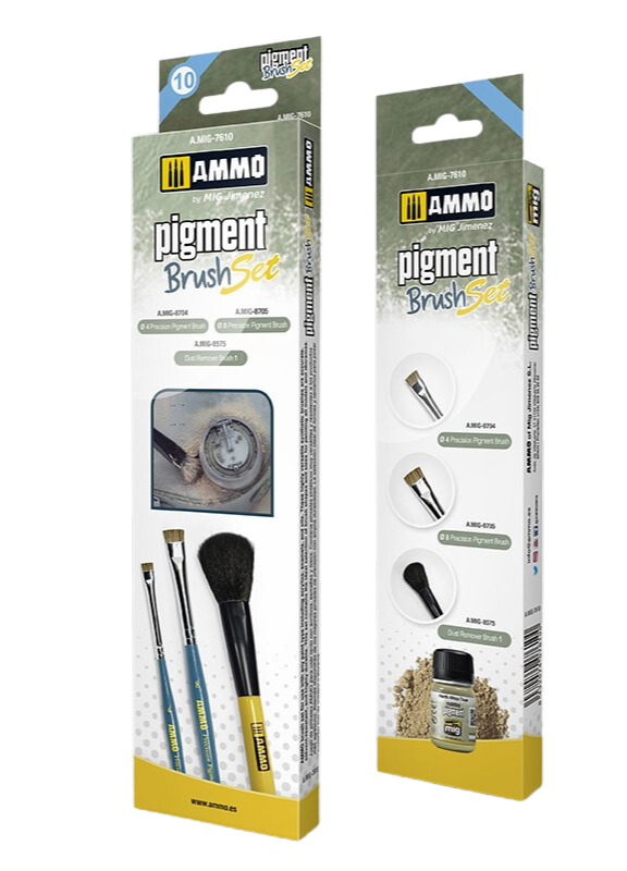 Ammo by Mig - Pigment Brushes Set
