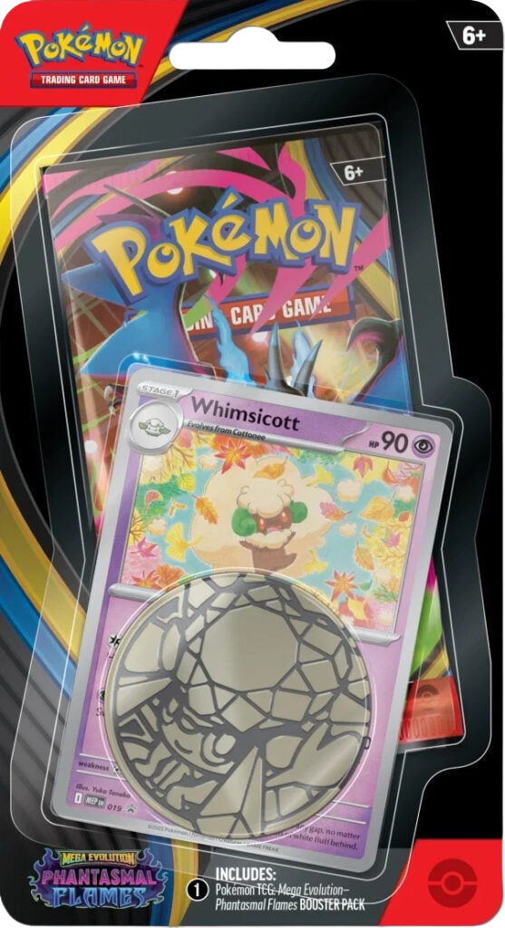 Pokemon TCG: Mega Evolution 2 - Phantasmal Flames Checklane Blister -  Whimsicott