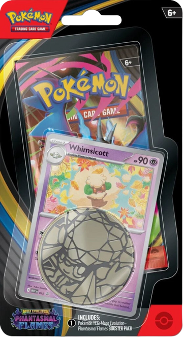 Pokemon TCG: Mega Evolution 2 - Phantasmal Flames Checklane Blister -  Whimsicott