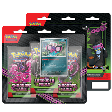 Pokémon TCG: 6.5 Scarlet & Violet - Shrouded Fable 3-Pack - Pecharunt