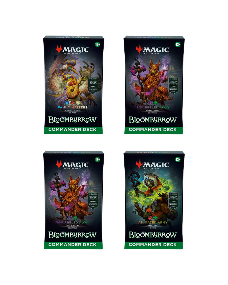 MTG - Commander Bloomburrow Deck - Promoção 4 Decks (Inclui desconto de 10%)