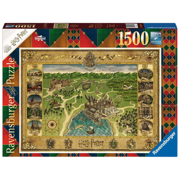 Ravensburger Puzzle - Harry Potter Hogwarts Map - 1500pc