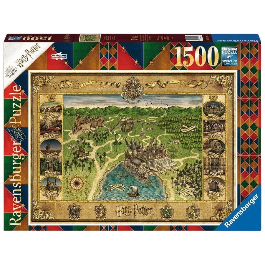 Ravensburger Puzzle - Harry Potter Hogwarts Map - 1500pc