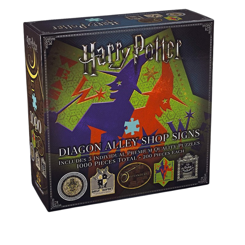 Harry Potter Puzzle - Diagon Alley Shop Signs