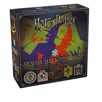 Harry Potter Puzzle - Diagon Alley Shop Signs