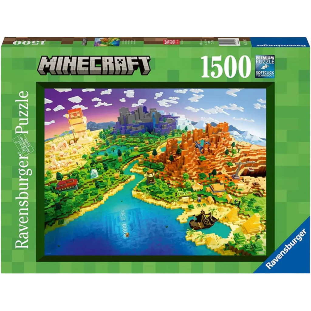 World of Minecraft - 1500 Pieces - Jigsaw Puzzle Challenge