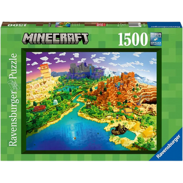 World of Minecraft - 1500 Pieces - Jigsaw Puzzle Challenge