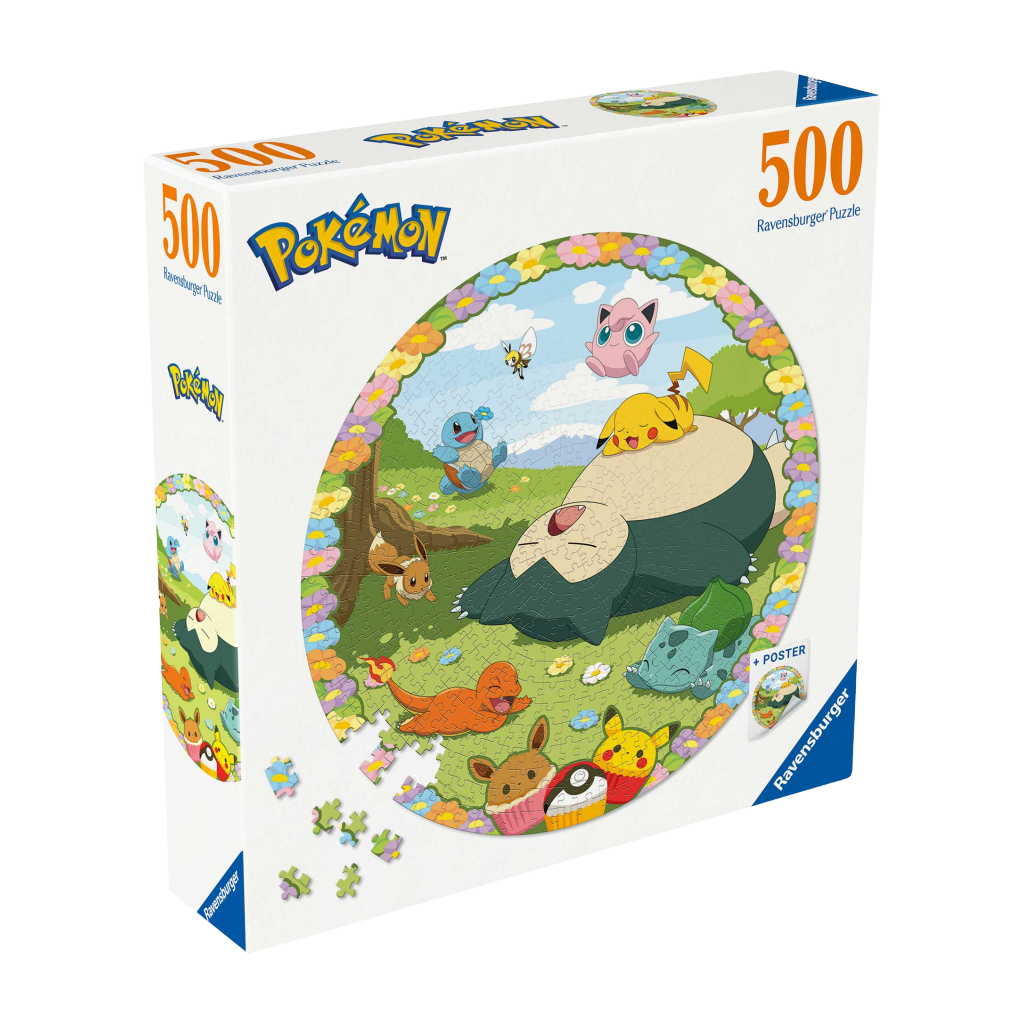 Ravensburger Puzzle - Pokémon Round - 500pc
